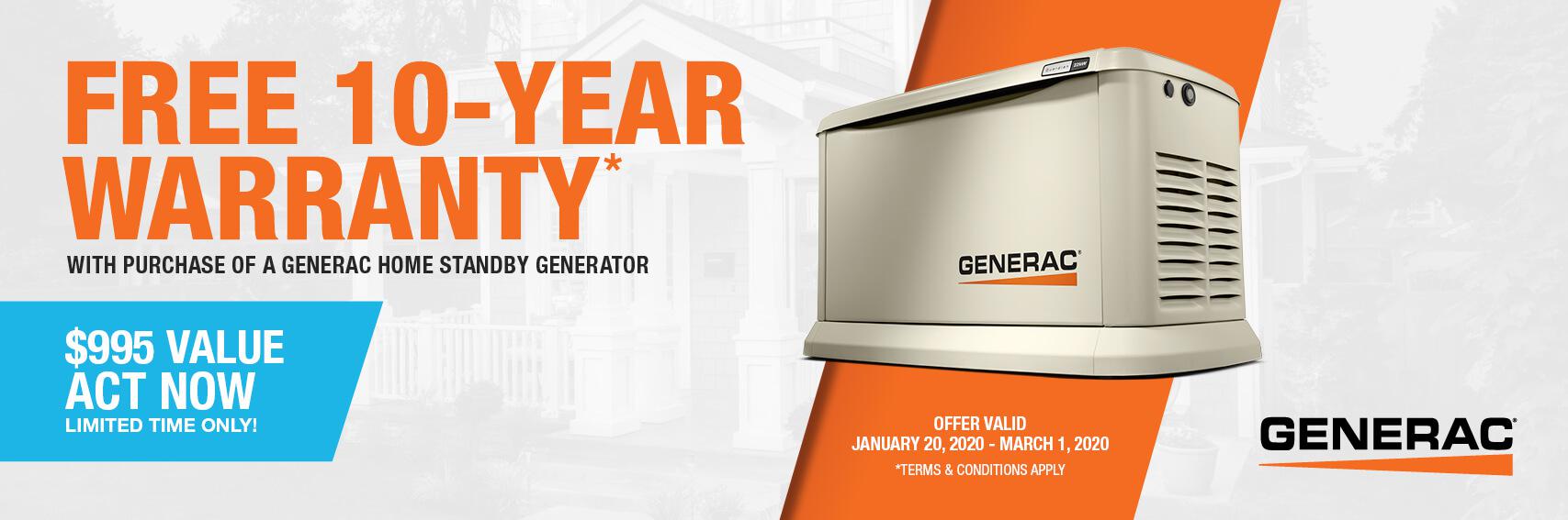 Homestandby Generator Deal | Warranty Offer | Generac Dealer | Draper, UT